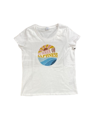 C'est beau la vie vahine ts print place summer love ecru 61CB2TS808-115