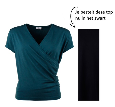 Chills and Fever shirt emilia jet black CSS25WT0011T010