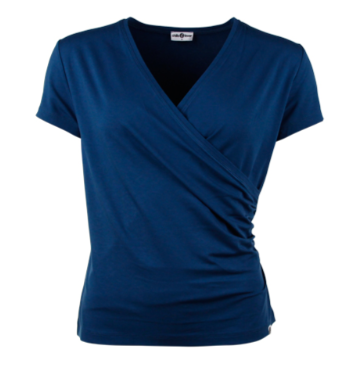 Chills and Fever shirt emilia majolica blue CSS25WT0011T02