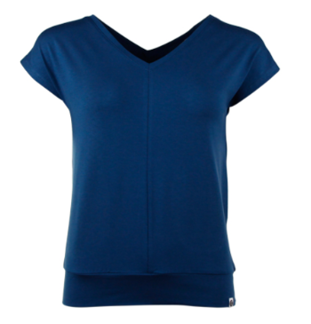 Chills and Fever shirt jacqueline majolica blue CSS25WT007T02