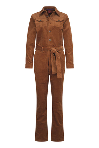 Cloud9 Liz jumpsuit dark marron 242RIB31-1.249