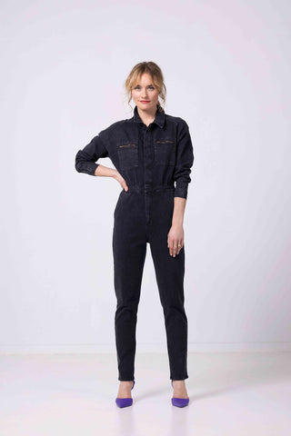 Cloud9 Nora jumpsuit washed black 232RDE66-5.115