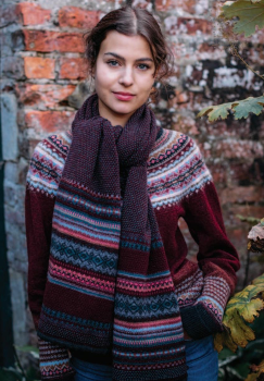 Eribe alpine scarf velvet