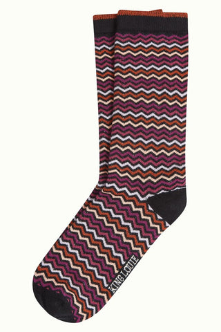 King Louie Socks Bondi Wild Fuchsia 10139-523