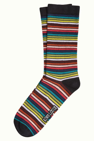 King Louie Socks Lumi Stripe Black 10144-001
