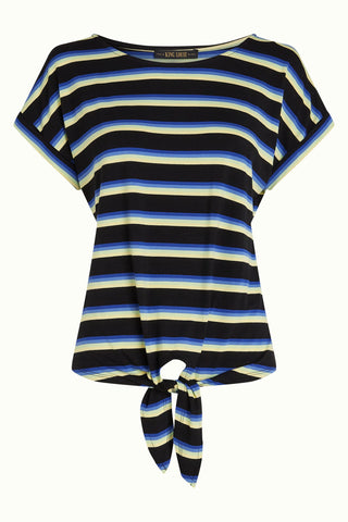 King Louie aria knot top embla stripe zwart 09711-001