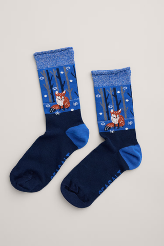 Seasalt Cornwall snowy scenes socks snow step maritime b-ac18444-32802