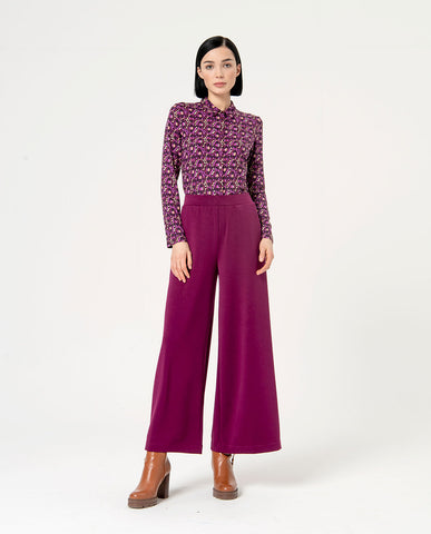 Surkana wide trousers purple 564NEMO512-43