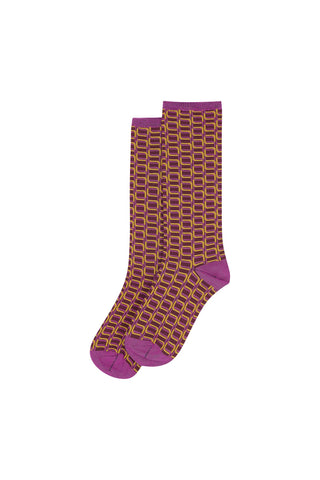 Zilch socks graphic raspberry 42SOCK90.048-1.292