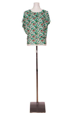 IchJane t-shirt helen green flamingo
