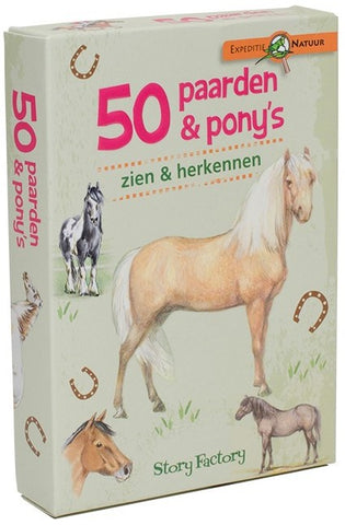 50 paarden & pony's herkennen & ontdekken