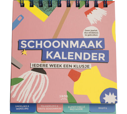 Boek schoonmaakkalender 9789463140508