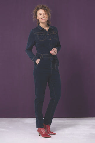 Cloud9 jumpsuit Liz dark blue 222DEN31-5.102