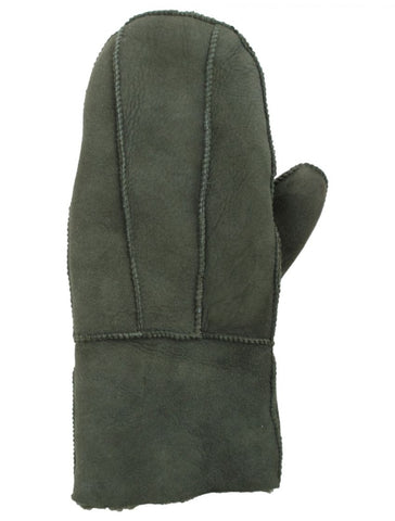 Danefae no waste sheepskin gloves green 12206-3170
