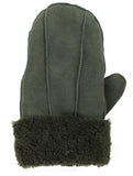 Danefae no waste sheepskin gloves green 12206-3170
