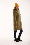Danefae beate winter parka olive 11985-3425