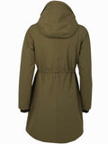Danefae beate winter parka olive 11985-3425
