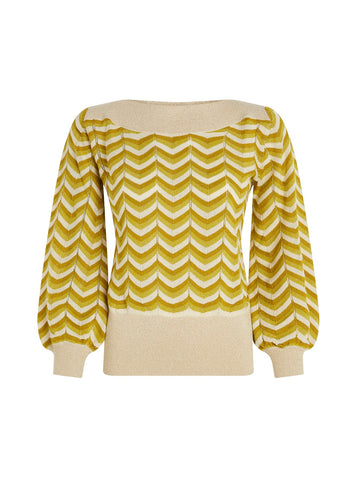 King Louie Erin top mandry cress yellow 07883-834