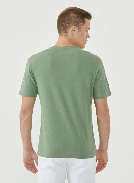 light green t shirt