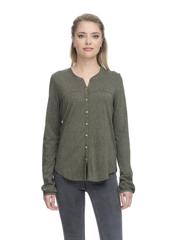 Ragwear longsleeve zofka organic olive 2221-25018-5031