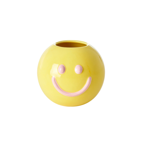 Rice ceramic smiley vase CEVAS-SSM