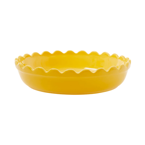 Rice stoneware oven dish in yellow small CEPIE-SYE