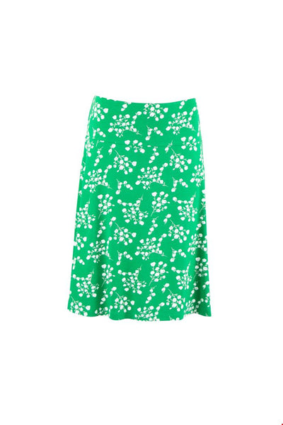 Groen Rokje Van Duurzame Viscose Zilch Skirt A Line Blossom Apple