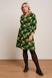 King Louie Emmy Dress Ornette Pine Green