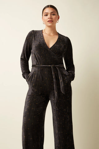 King Louie Zita Jumpsuit Nieve Caviar