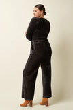 King Louie Zita Jumpsuit Nieve Caviar