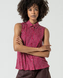 Surkana sleeveless shirt fuchsia