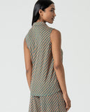 Surkana sleeveless shirt turquoise