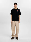 Anerkjendt akkikki go outside more s/s tee caviar 901973-0000