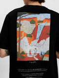 Anerkjendt akkikki go outside more s/s tee caviar 901973-0000