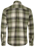 Anerkjendt akleif flannel check shirt olivine 901239-4070