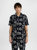 Anerkjendt akleo frotte aop shirt sky captain 901917-3059
