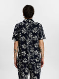 Anerkjendt akleo frotte aop shirt sky captain 901917-3059