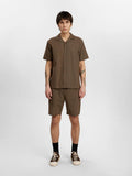 Anerkjendt akleo s/s cot/linen shirt cub 901934-5562