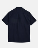 Anerkjendt akleo s/s cot/linen shirt sky captain 901526-3059
