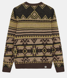 Anerkjendt aksune lambswool inka knit chocolate brown 901725-5573