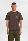 Anerkjendt AKVILLADS ESPRESSO PRINT S/S TEE Mulch