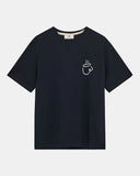Anerkjendt AKVILLADS ESPRESSO PRINT S/S TEE Sky Captain
