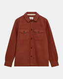 Anerkjendt akoscar boiled wool overshirt Chili Oil