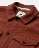 Anerkjendt akoscar boiled wool overshirt Chili Oil