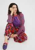 Blutsgeschwister freizeithoze bell bottom beauty vintage flower market 001251-033-01454