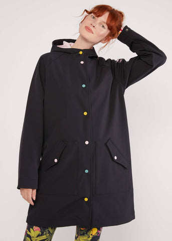 Blutsgeschwister jacket softfriese chocolate cosmos black 001241