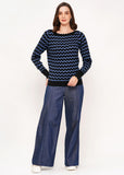 Circus sweater black/dutch blue CK186 