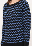 Circus sweater black/dutch blue CK186 
