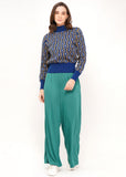 Circus sweater eye pattern navy CK28 