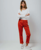 C'est beau la vie Eddy pantalon velours 2 boutons caramel 62CB2PS805-42